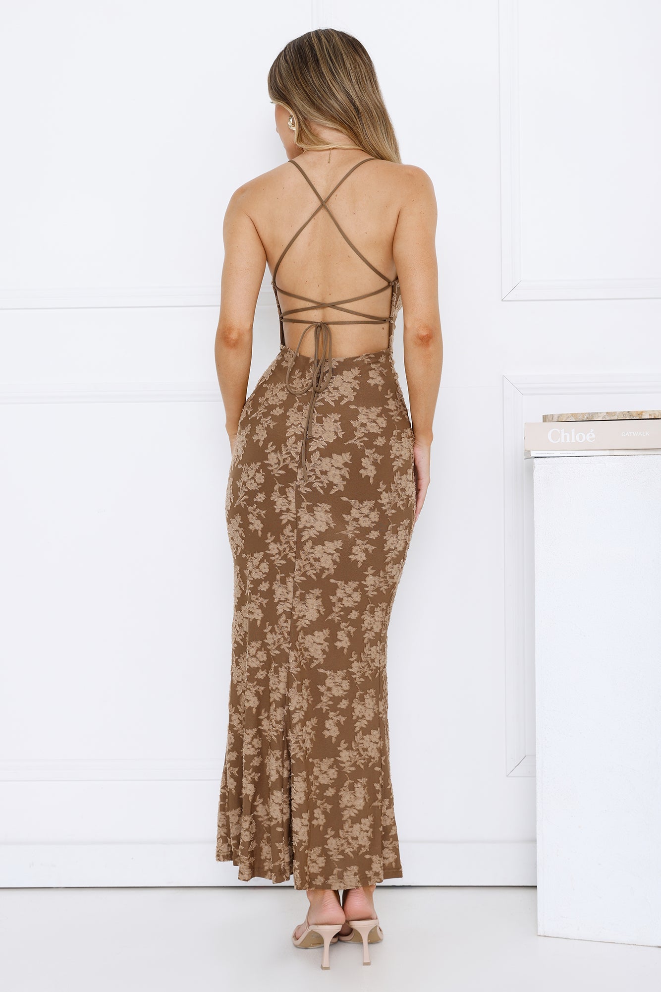 Remind Me Later Maxi Dress Brown