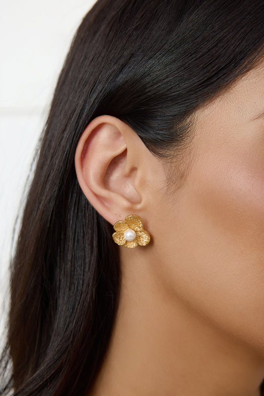 18k Gold Plated Match My Level Earrings Gold