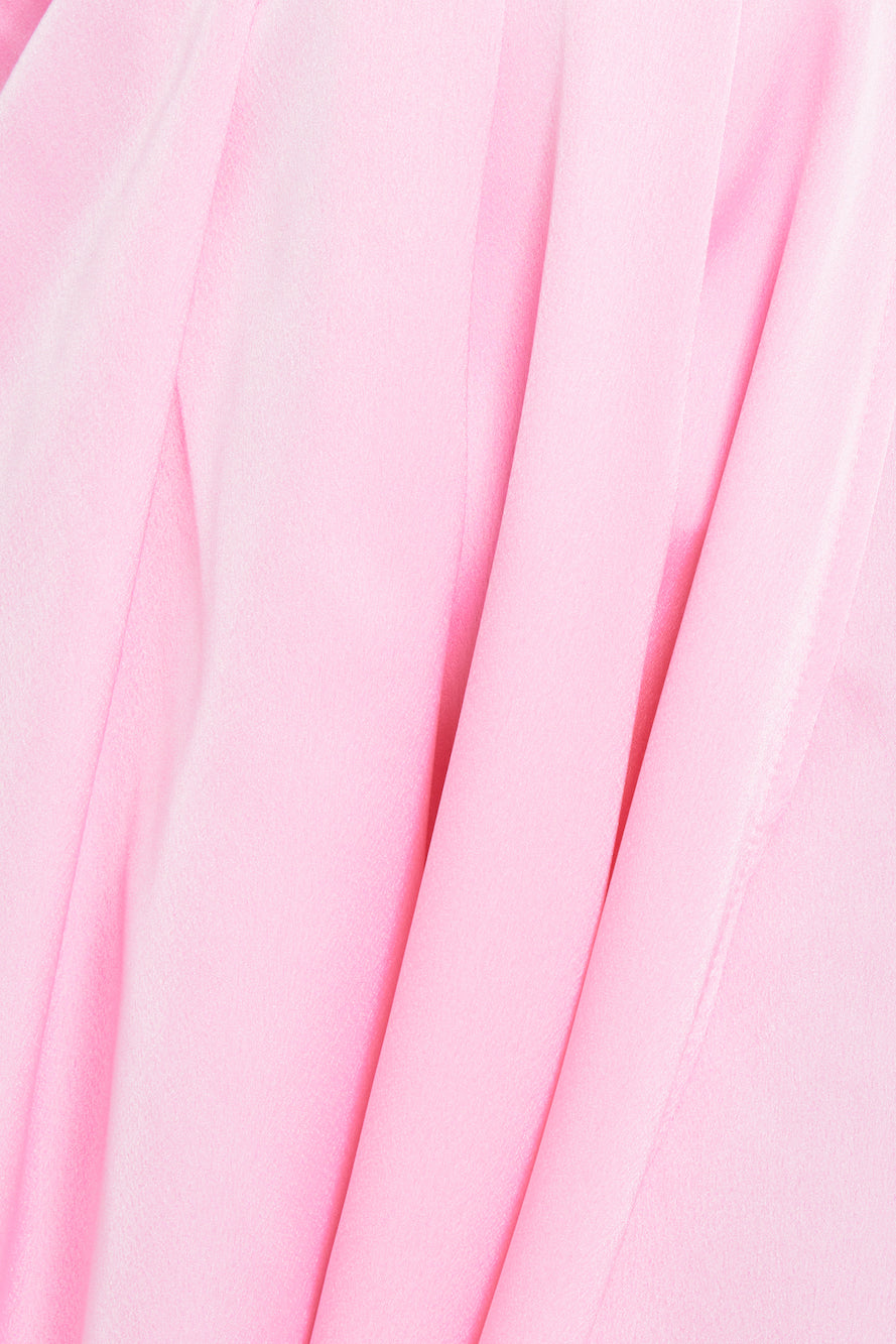 Reveal Your Mind Satin Midi Dress Pink