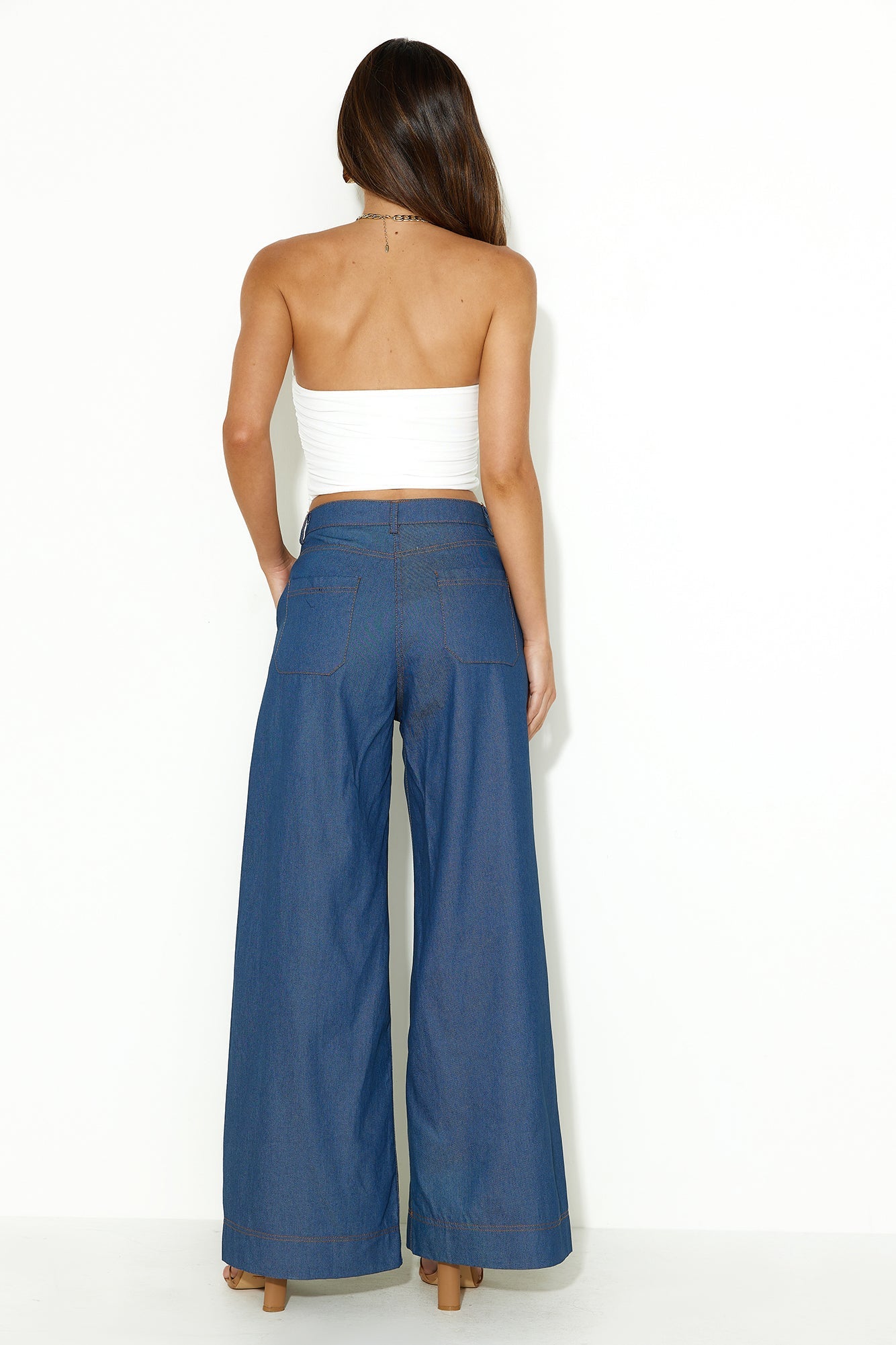 Lover In Her Eyes Crop Top White