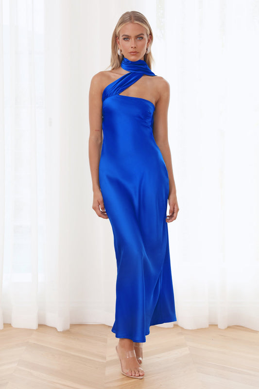 Attraction Stolen Maxi Dress Blue