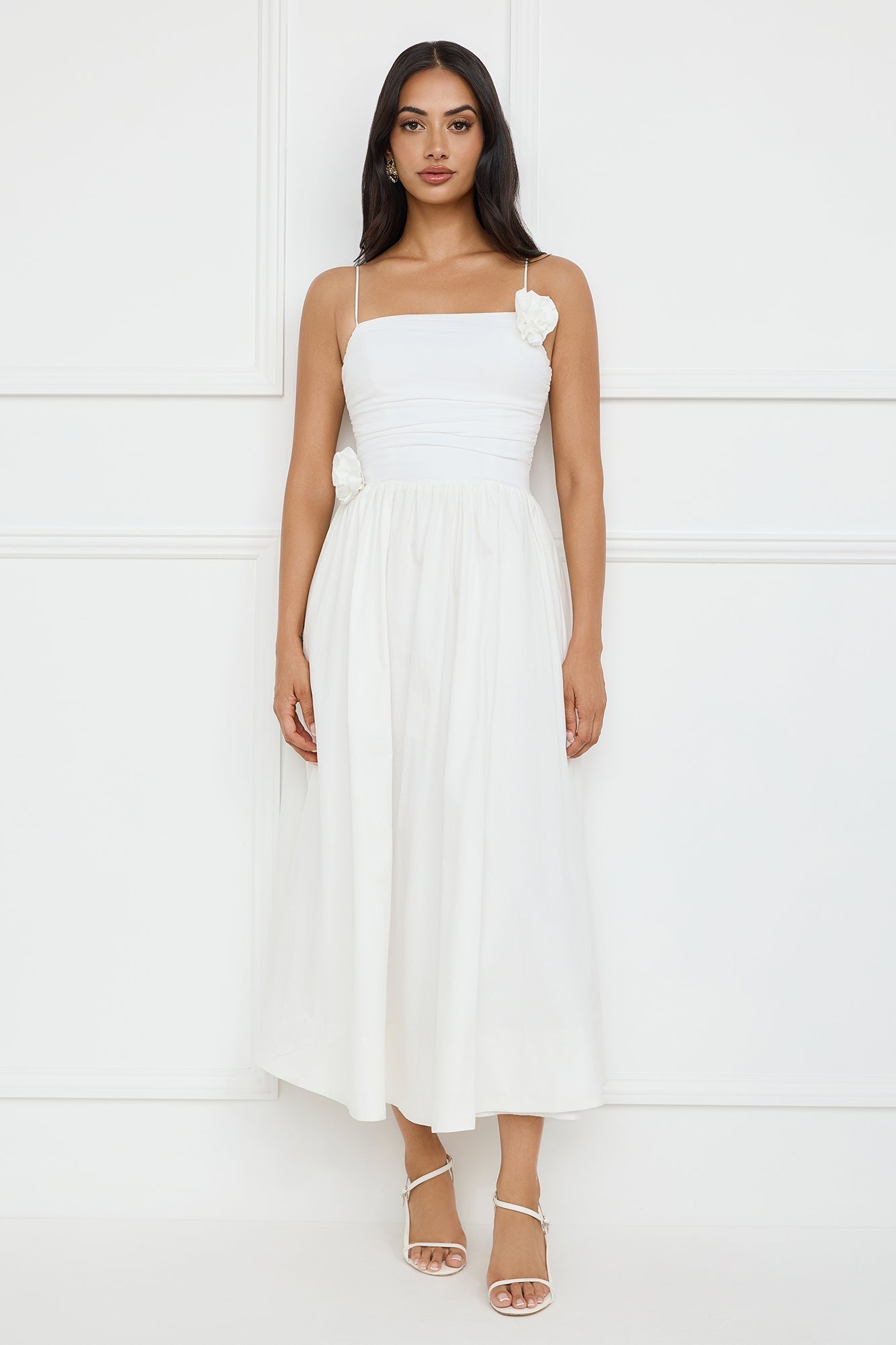 Trendsetter's Way Maxi Dress White