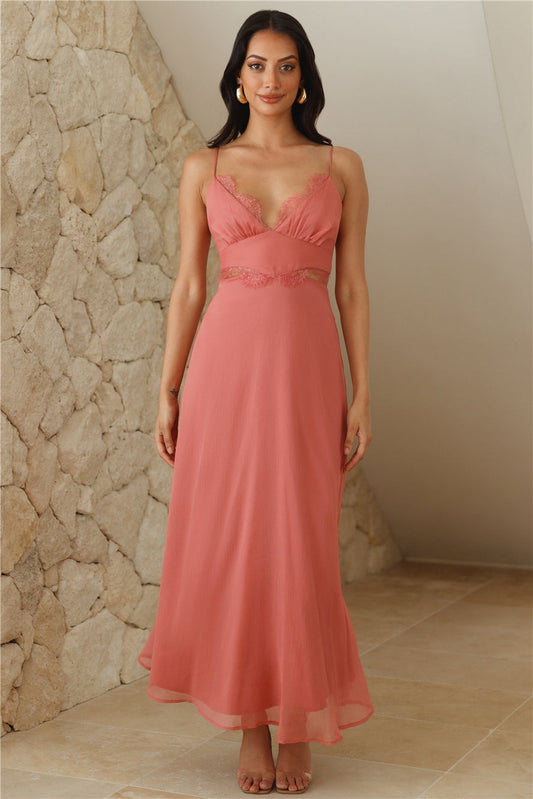 Searching For Style Maxi Dress Rose