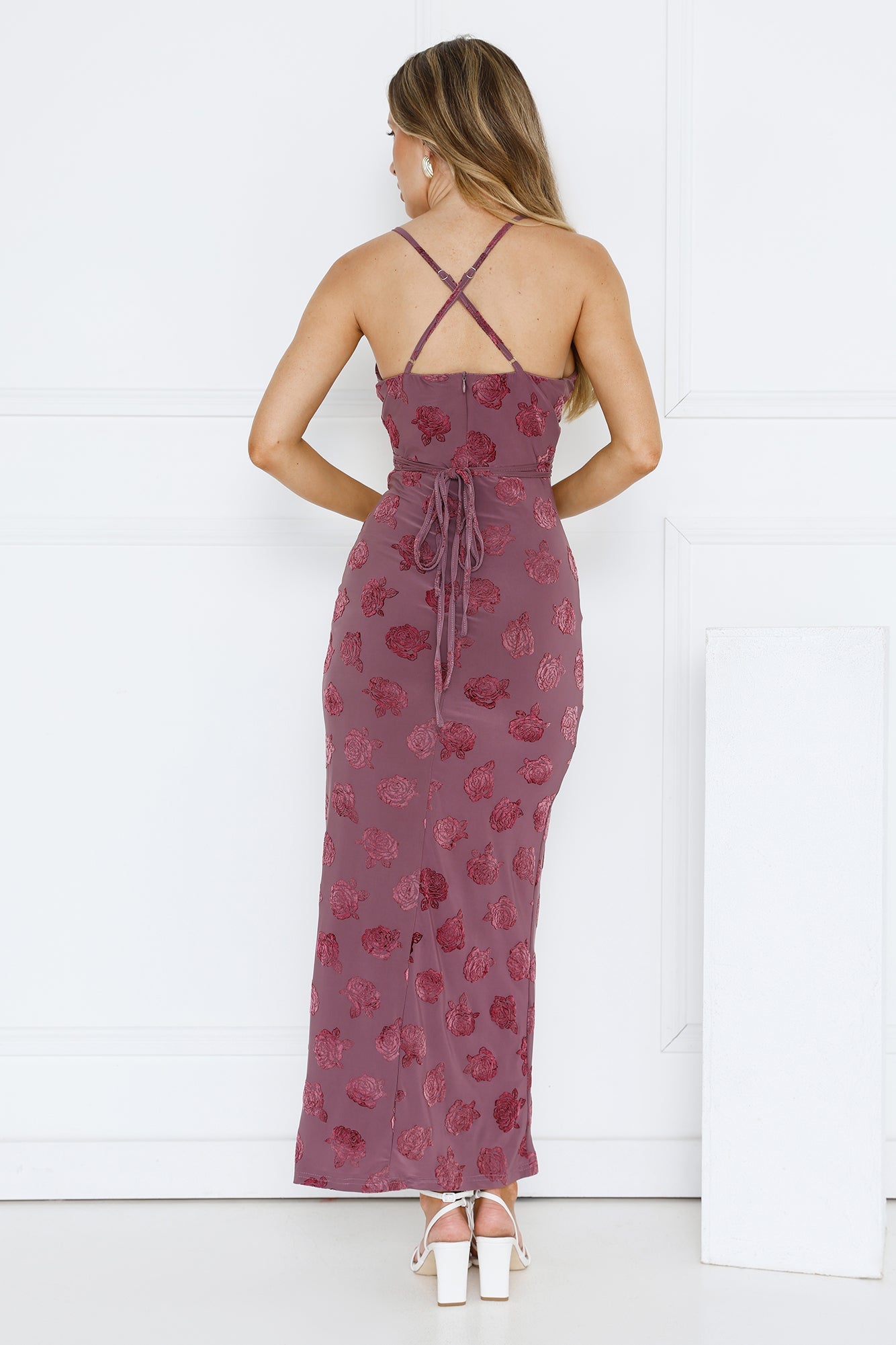 Summer Rain Maxi Dress Purple