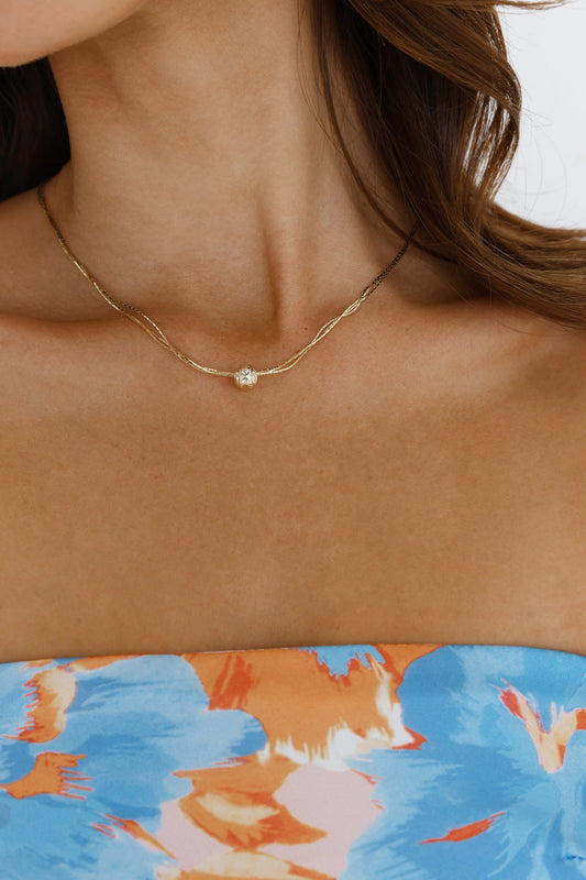 18k Gold Plated Kiana Necklace Gold