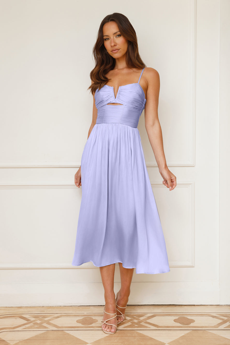 Everlasting Embrace Midi Dress Lavender