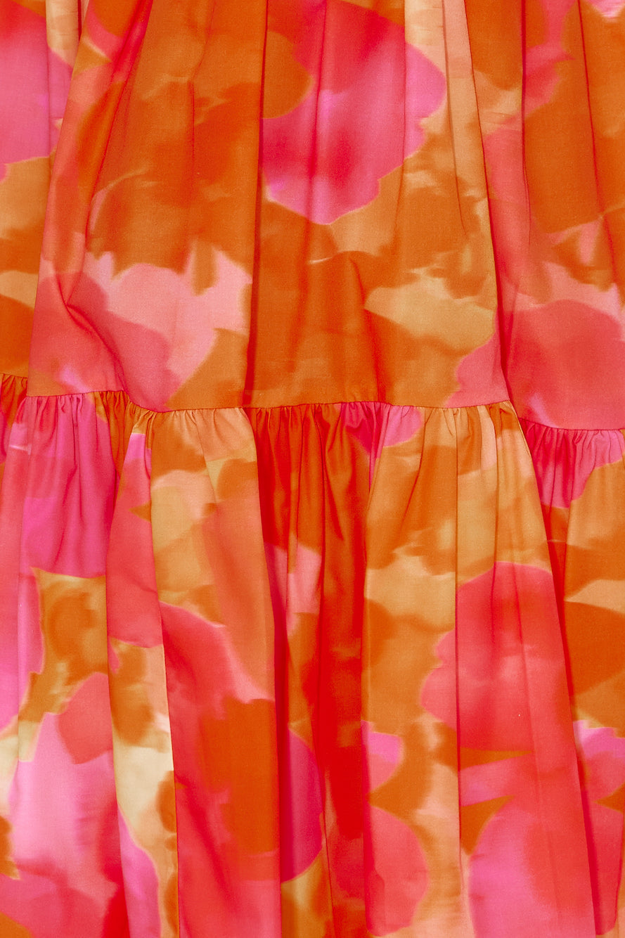 Ayla Top Orange Floral