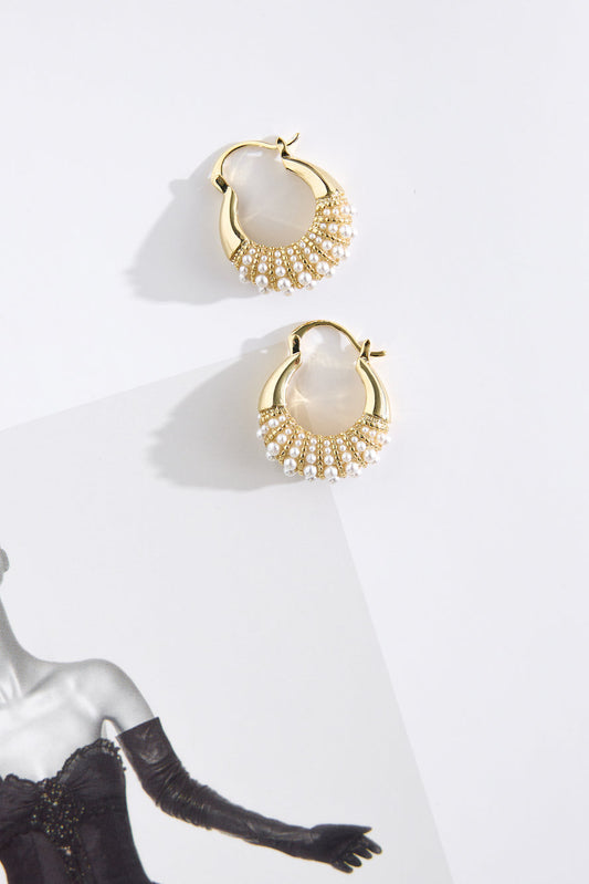 18k Gold Plated Wander Earrings Gold