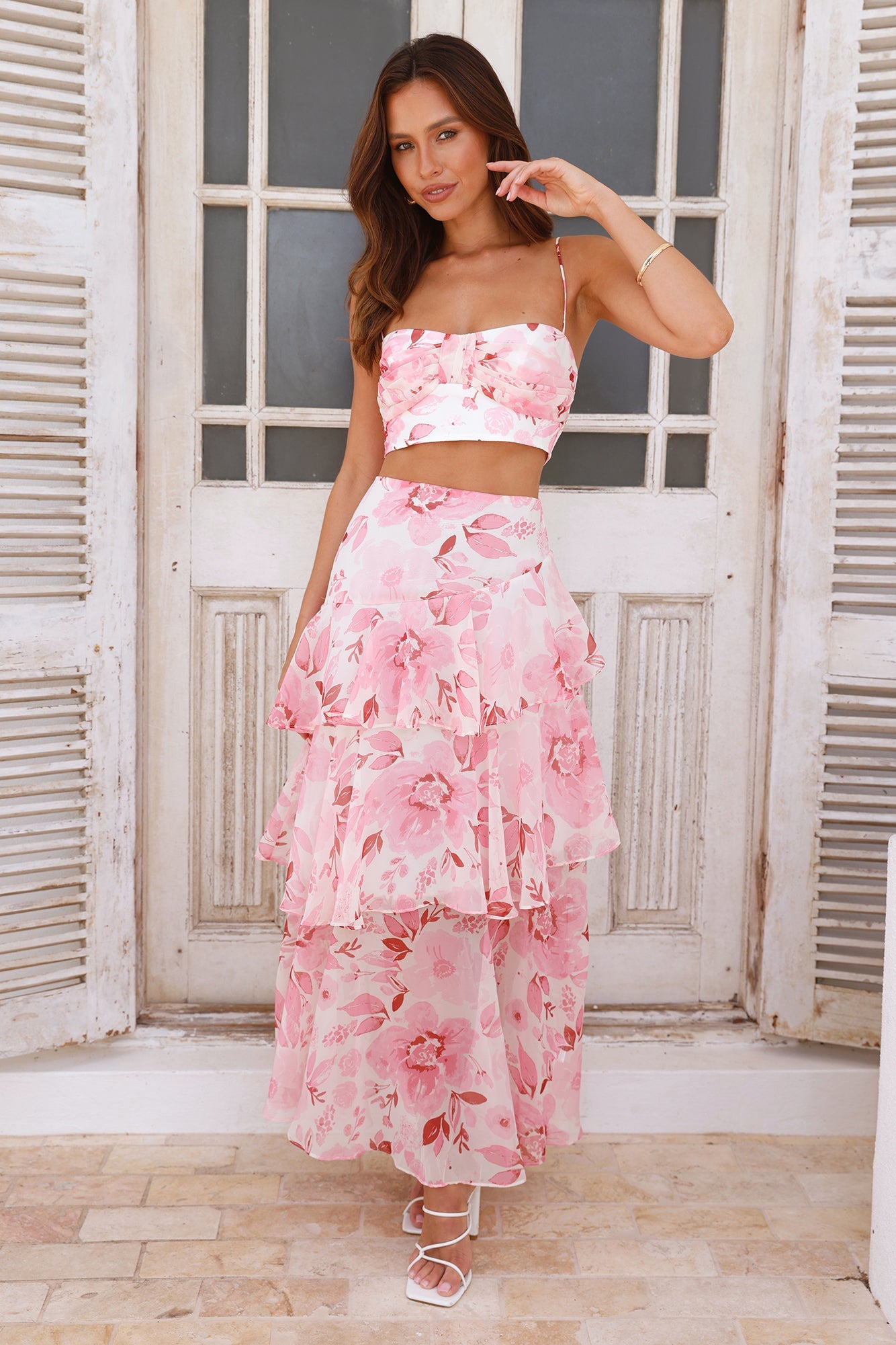 Mystical Moments Maxi Skirt Pink