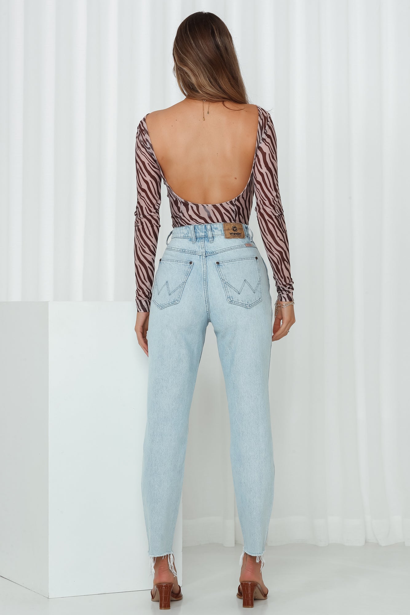 WRANGLER Drew Jeans Blue Chain