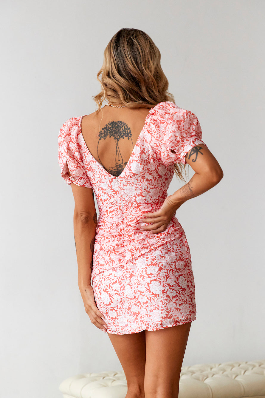 HELLO MOLLY Dreamers And Lovers Mini Dress Red