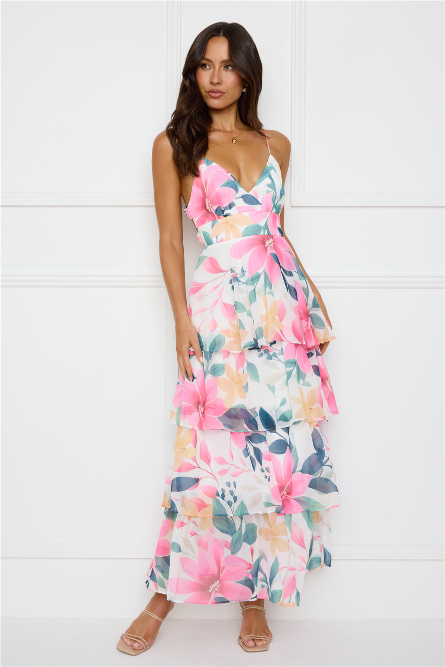 Soft Sophistication Maxi Dress Pink