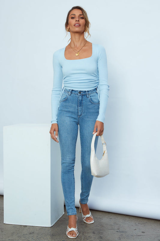 WRANGLER Hi Pins Cropped Skinny Jeans Jupiter