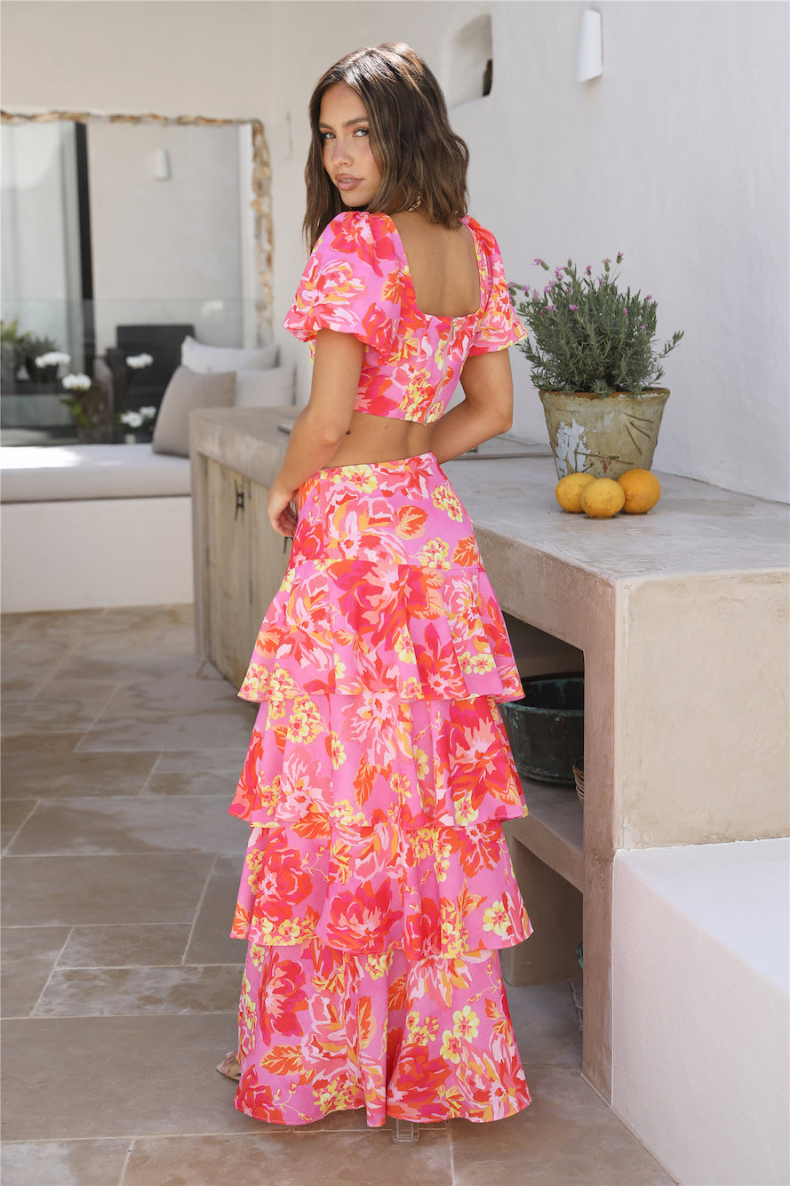 SEVEN WONDERS Yokana Top Pink Floral