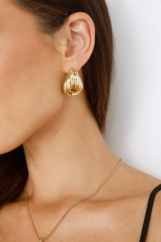 18k Gold Plated Seraphine Earring Gold
