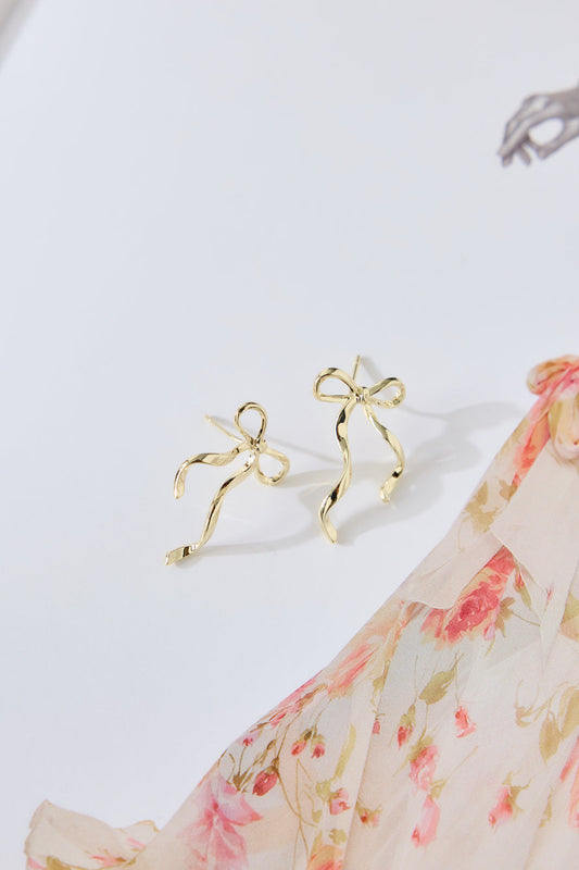 18k Gold Plated Kim Earrings Gold